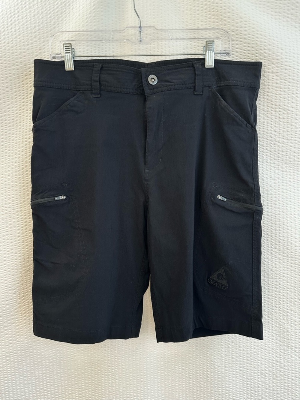 Gerry Men's Black Cargo Outdoor Hiking Shorts Size: 36